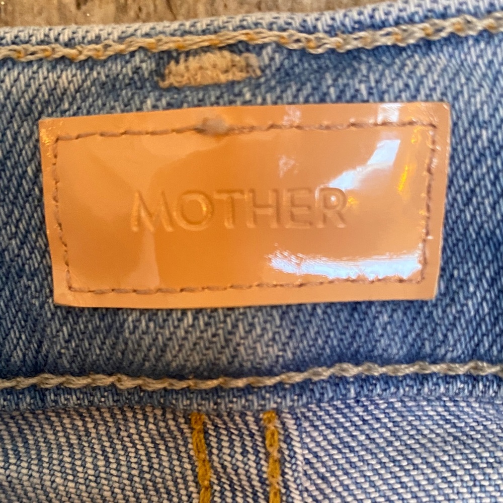 MOTHER Light Blue Flare Jeans - Picture 4 of 9